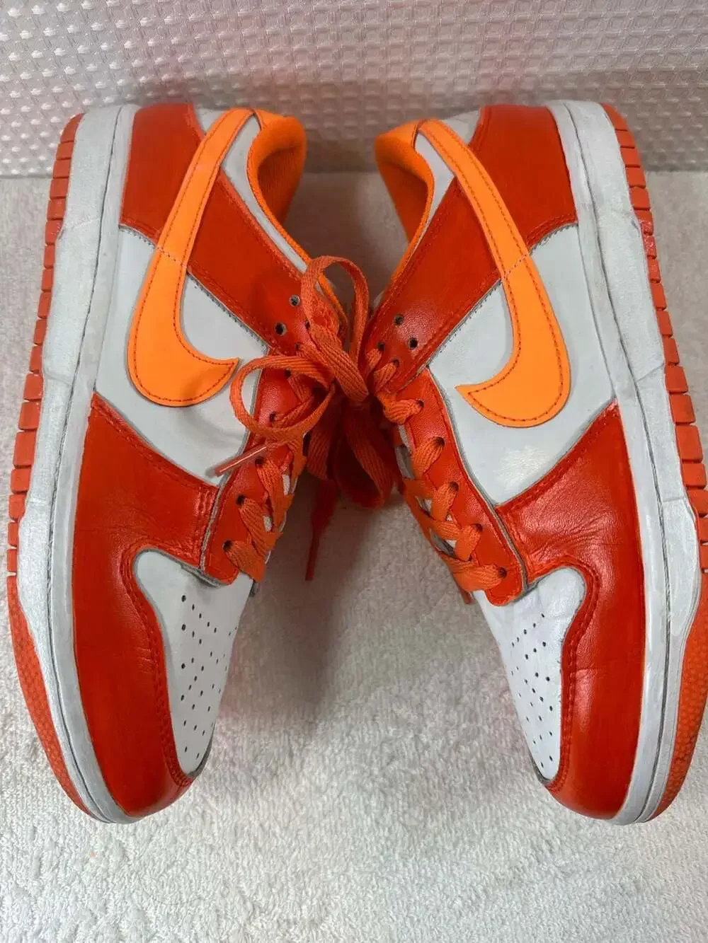 Nike Dunk Low SP 'Syracuse' Orange White CU1726-101 Size 7